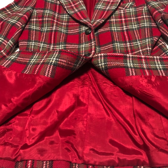 Hunt Club Vintage 100% Women’s Plaid Blazer Size 12 - Picture 3 of 3